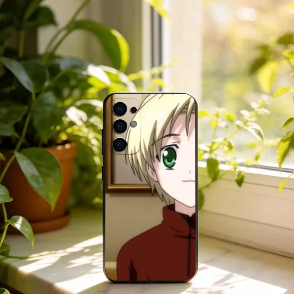 Фото Чехол для телефона F-Fireball Boy R-Ren K-Kannagi, черный, силиконовый, мягкий, для Samsung S25, S24, S21, S22, S23, S30, Ultra, S20, Plus, Fe, Lite №4