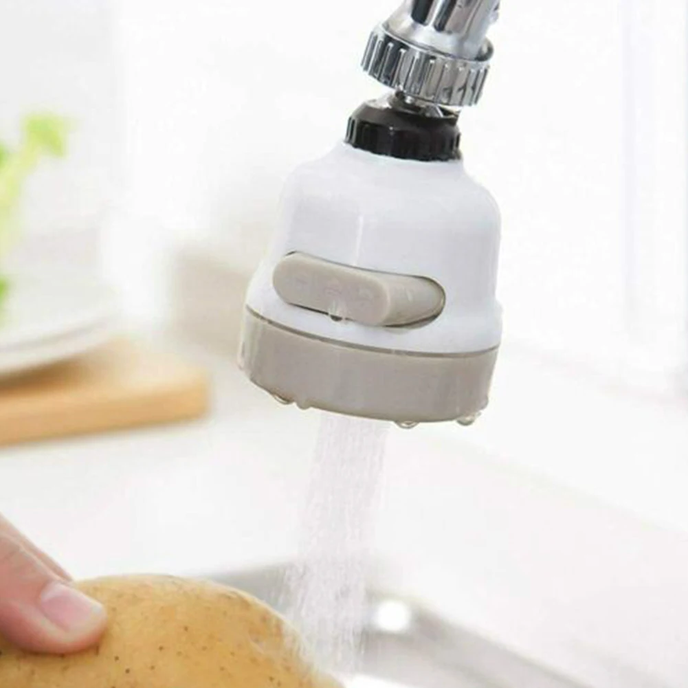 

360° Rotatable Faucet Extender Flexible Aerator Bendable Nozzle Filter Kitchen Bathroom Swivel Sink Tap Spray Head Diffuser