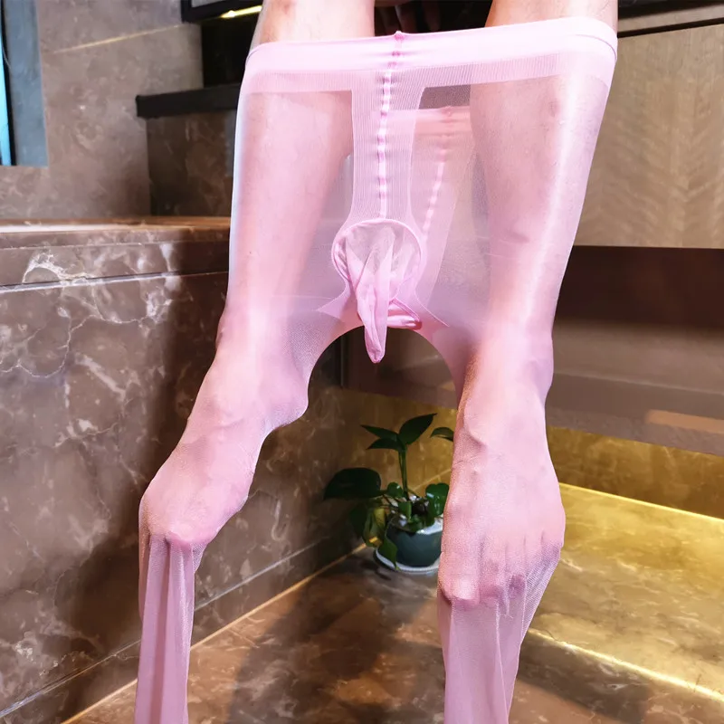 Мужские летние ультратонкие чулки телесного цвета с пудингом мужской комплект JJ