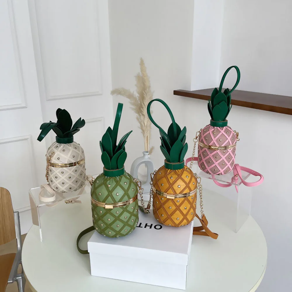 2023 New Arrival Women's Bag with Pineapple Shape - Unique Design, Versatile and Fashionable Shoulder/Crossbody High-quality Bag
