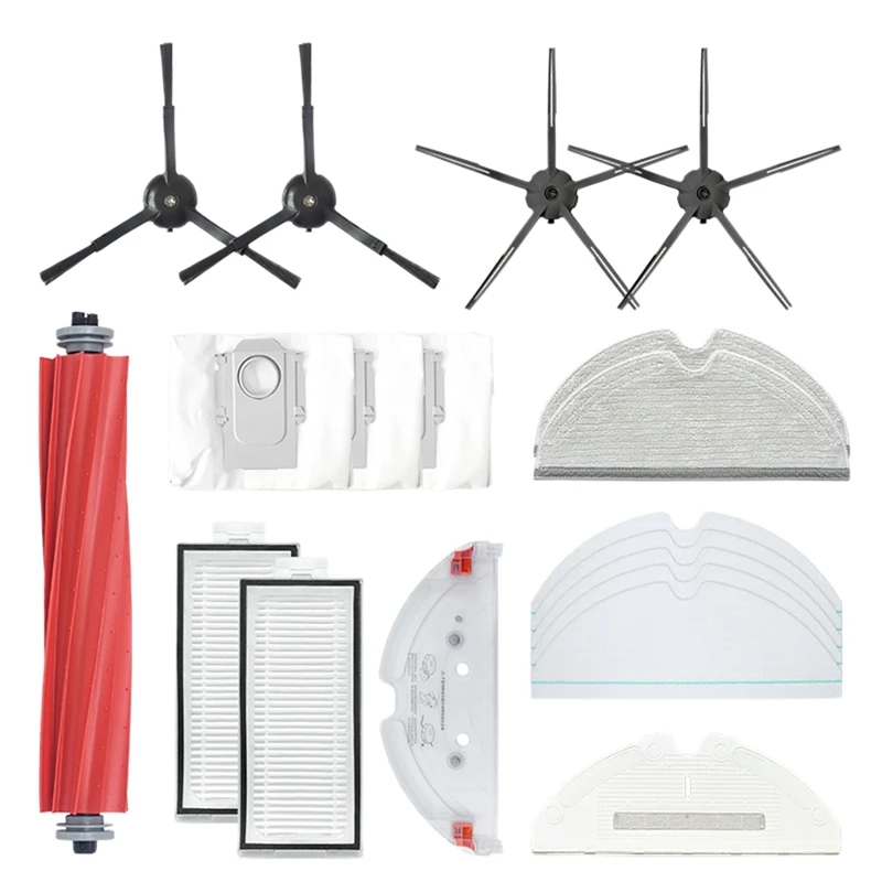 

Replacement For Xiaomi Stone Q7 Max Sweeping Robot Filter + Side Brush + Main Brush Parts Kit