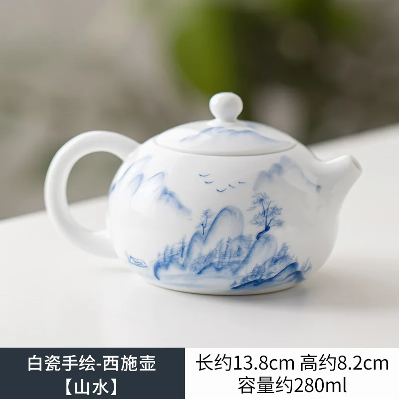 

Керамический чайный набор ручной работы