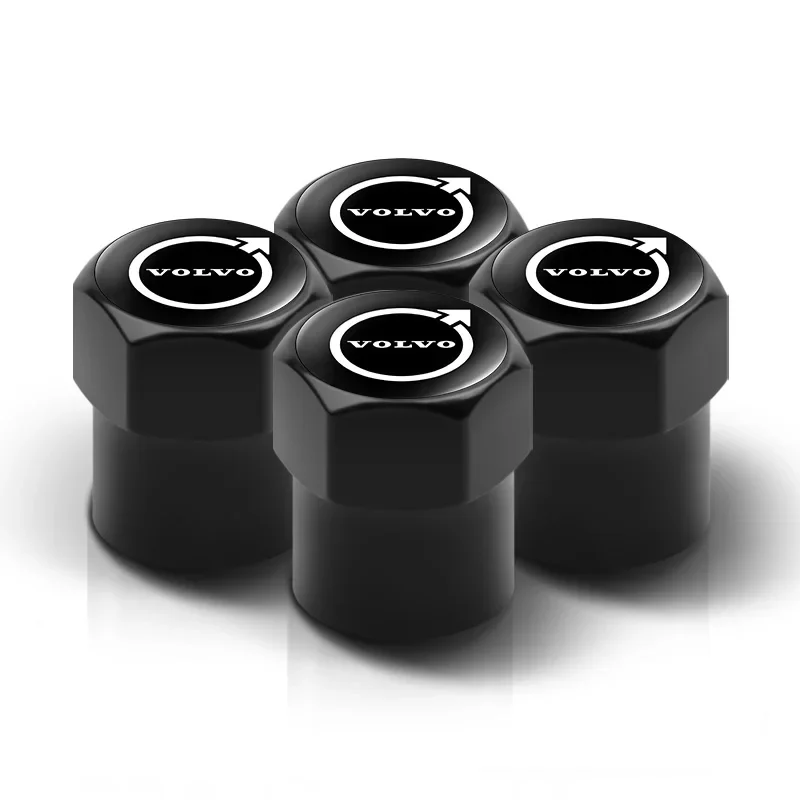 

Для Volvo XC90 V90 V60 XC60 V40 S80 S60 S90 C40 XC40 V70 XC70 C30 C70 4 шт. алюминиевый сплав автомобильные колеса, колпачки клапанов, крышка стержня