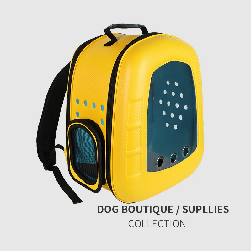

Pet out bag transparent portable pet backpack foldable breathable pet bag