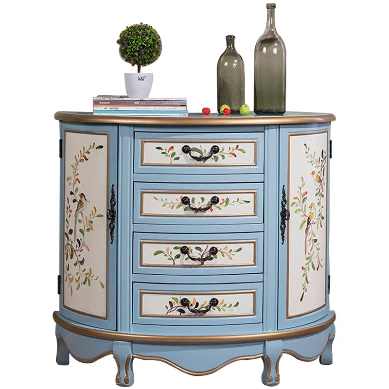 

Solid wood closet bedroom bedside storage cabinet corridor table screen decorative cabinet entrance porch cabinet