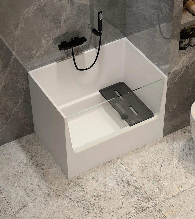 Домашняя акриловая автономная японская мини-Ванна глубокого замачивания в