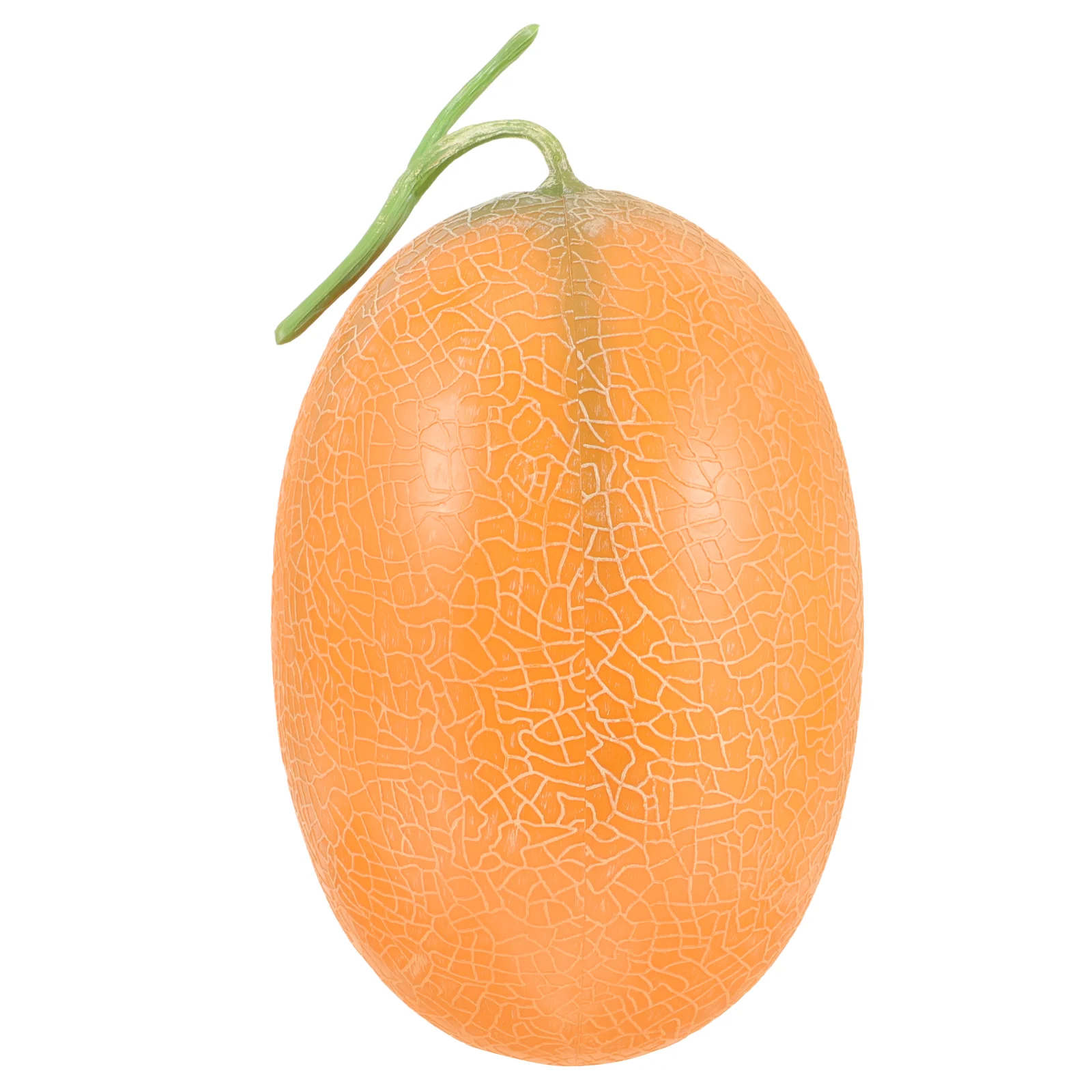 

Wear-resistant Smooth Multi-functional Portable Colorfast Cantaloupe Ornament for Photo Prop Countertop Decor