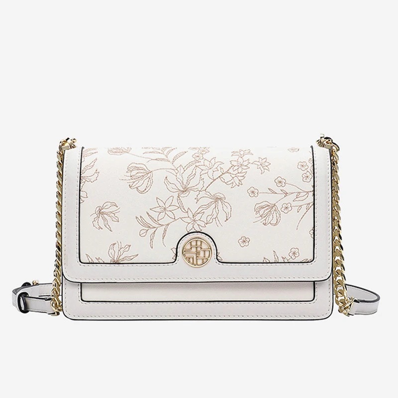 Женская кожаная сумка через плечо