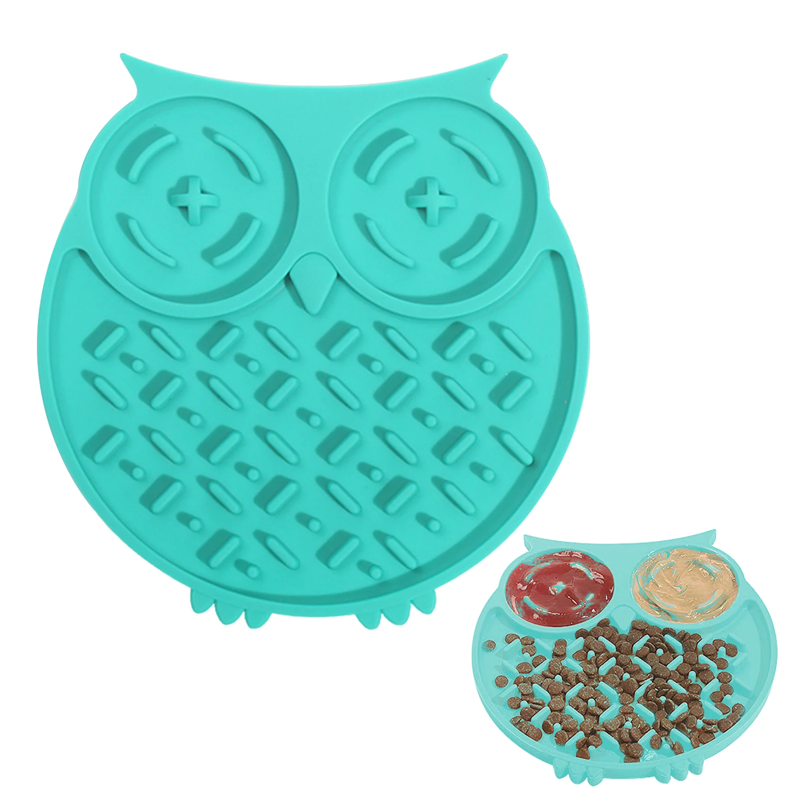 

Silicone Dog Feeding Lick Mat Cat Feeder Licking Pad With Suction Cups Licky Mat Dog Bath Slow Feeder Food Sucker Cats Lick Pad