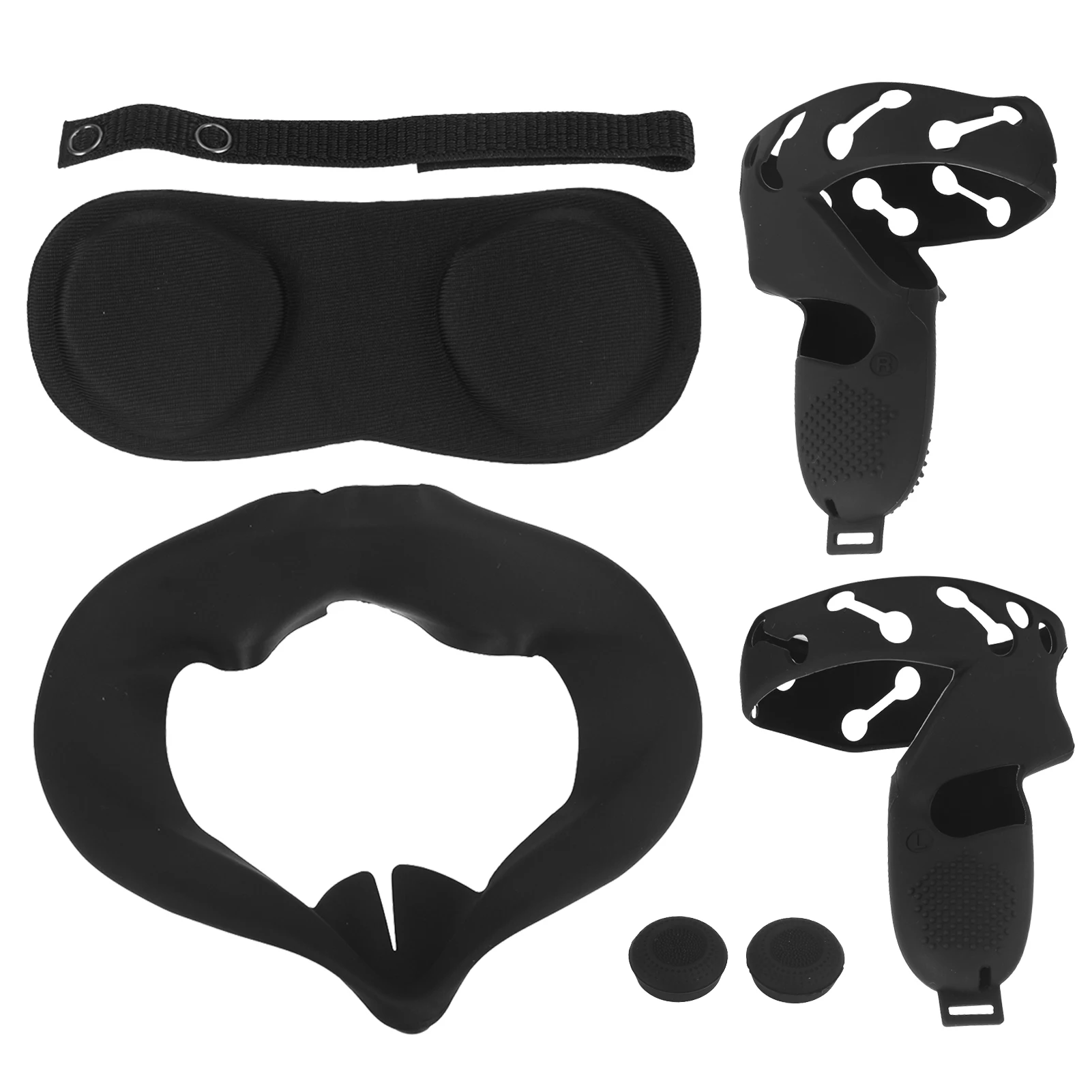 

Нескользящие сменные детали, чехол для контроллера, защита от пота, легкая установка, мягкая силиконовая подушка для лица для Oculus Quest 2