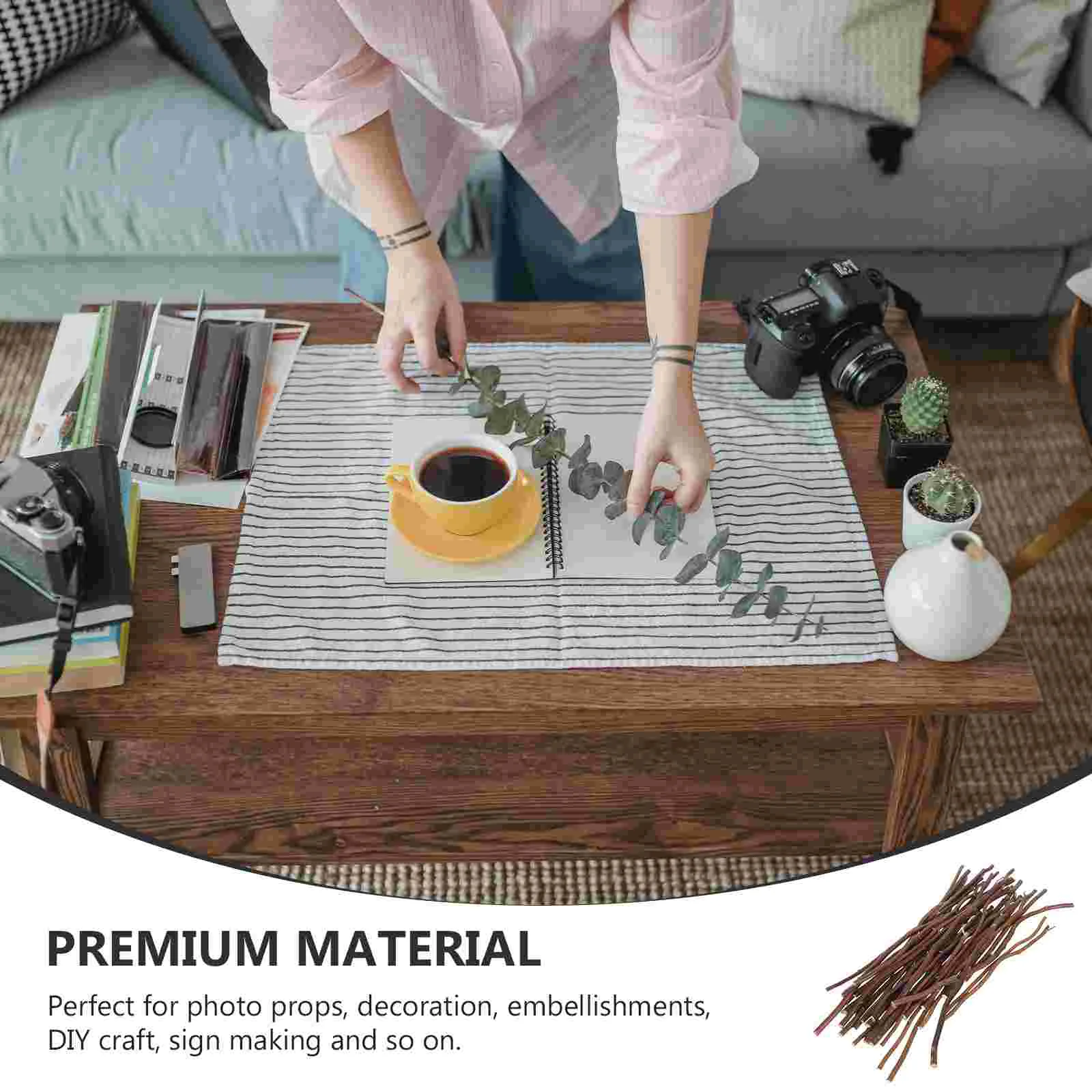 40 шт. ветка DIY Декор ремесло орнамент игрушки украшения деревянный аксессуар