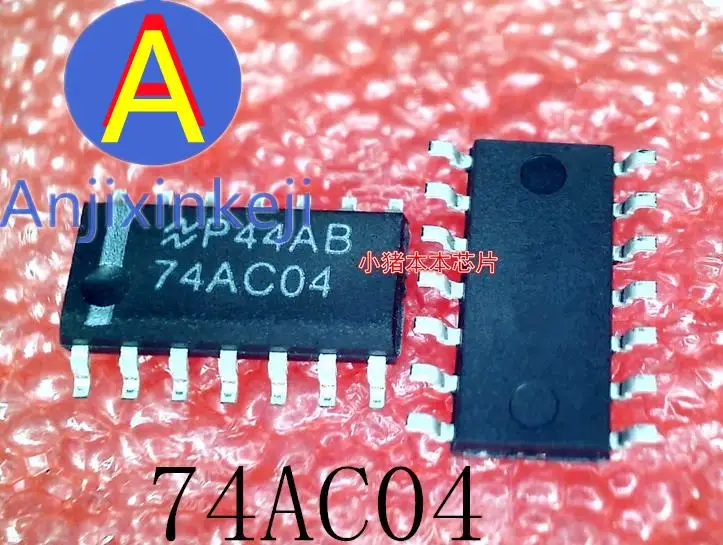 

10 шт. 100% оригинальный новый 74AC04 74ACO4 SOP-14