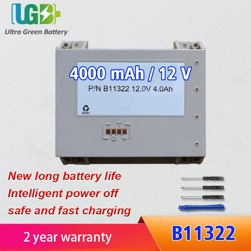 Новый аккумулятор UGB B11322 для Unipower P/N B11322, аккумулятор для инфузионного насоса 12 В, 4000 мАч