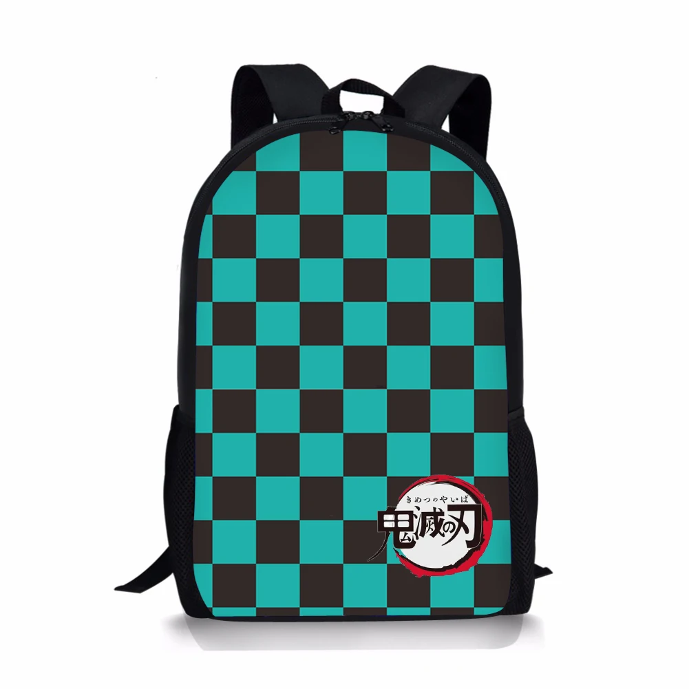 Рюкзак для мальчиков и девочек, Водонепроницаемый школьный ранец с аниме «рассекающий демонов», дорожная сумка для косплея