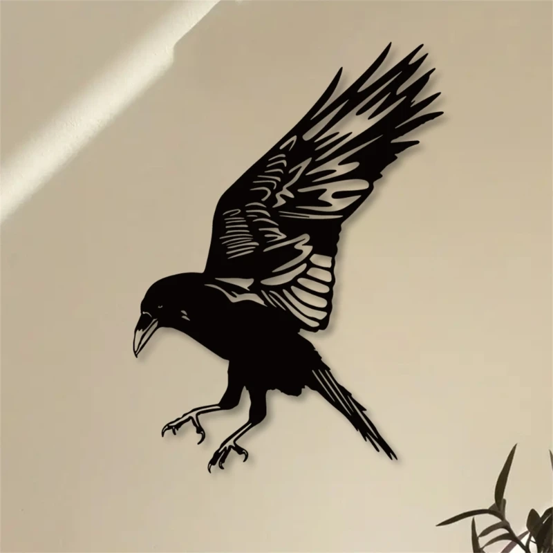 Металлические настенные украшения в виде птиц художественные знаки птиц.