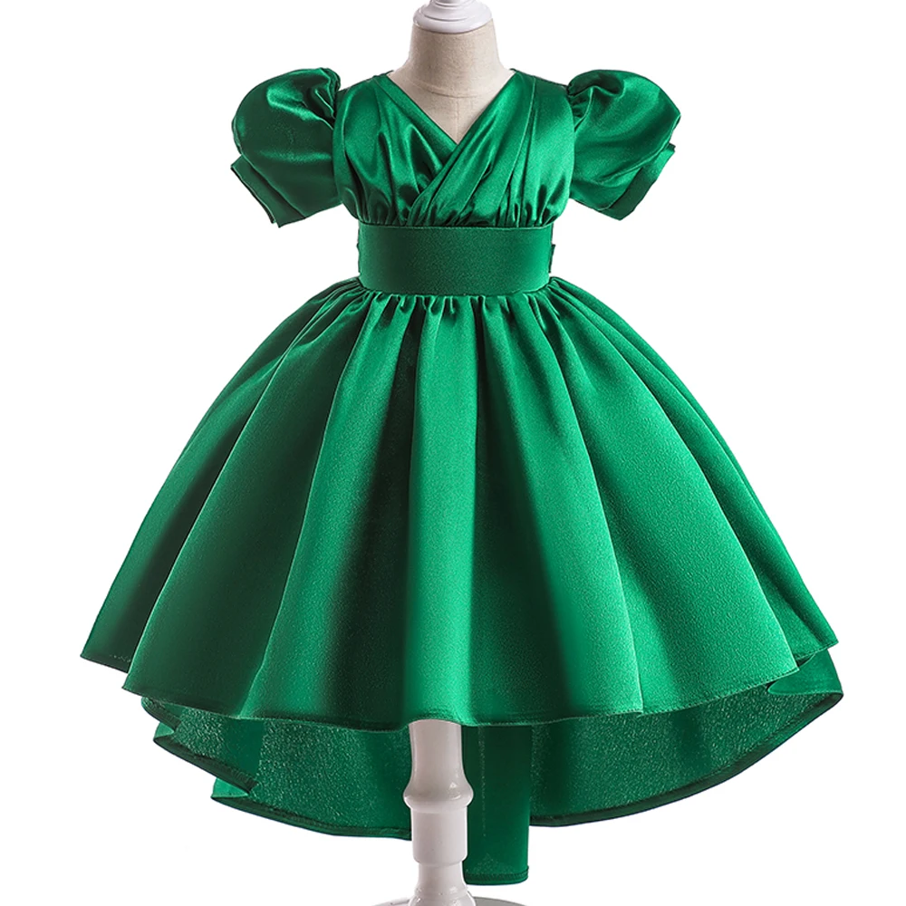 

Summer Trailing Girls Dress Christmas Costume Wedding Prom Princess Kids Party Dresses for Girl Birthday Pageant Bridemaid Gown