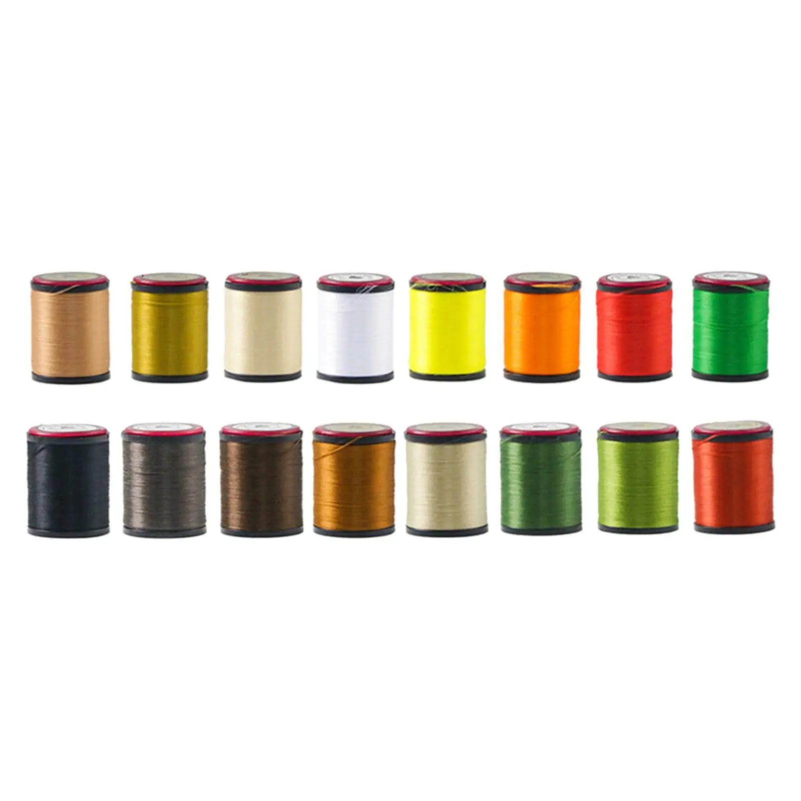 

8Pcs Lightly Waxed Fly Tying Thread Kit High Strength Fly Fishing Materials