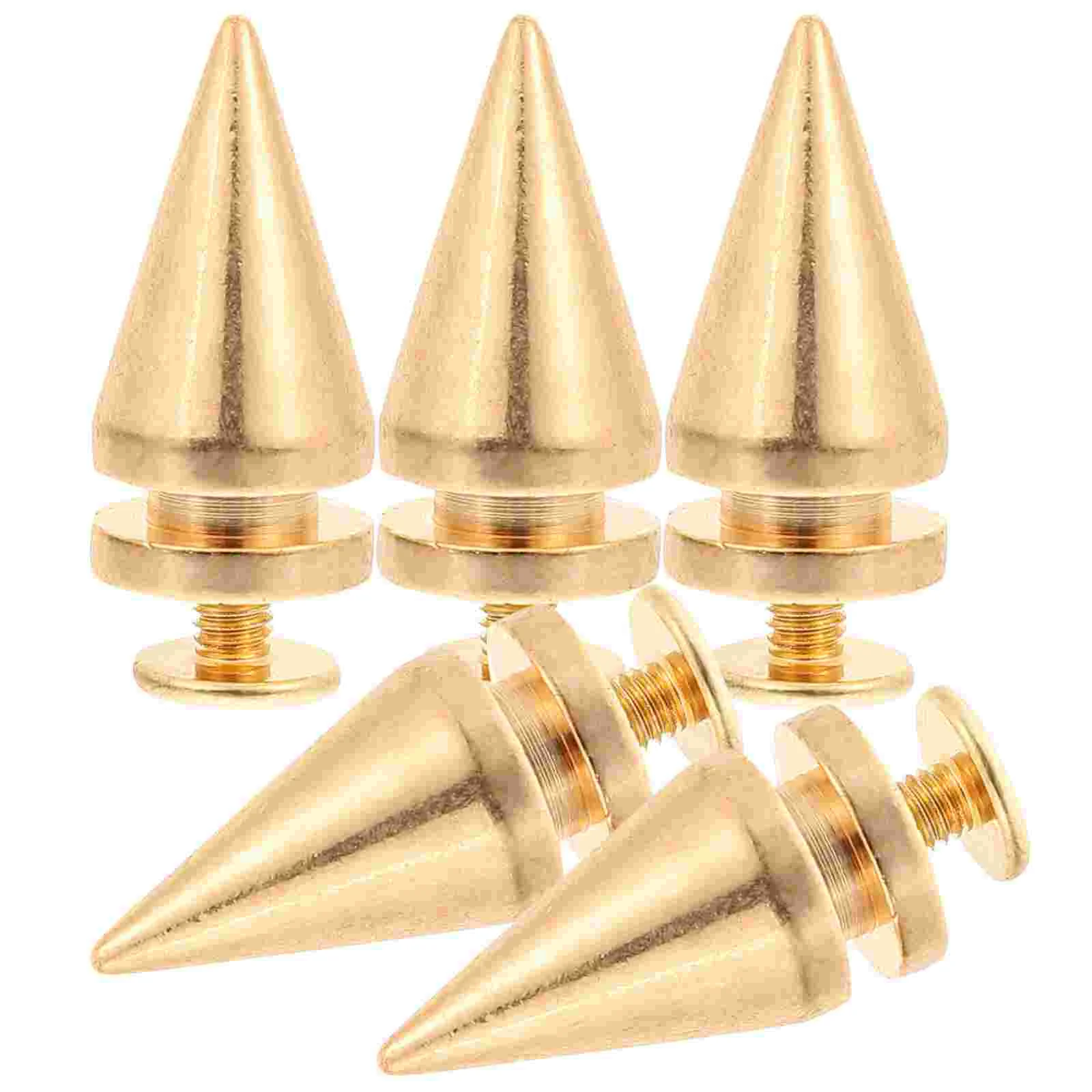 

5pcs Rivets for Clothing Studs Spikes for Crafts Metal Punk Cone Rivet Clothing DIY Accessories