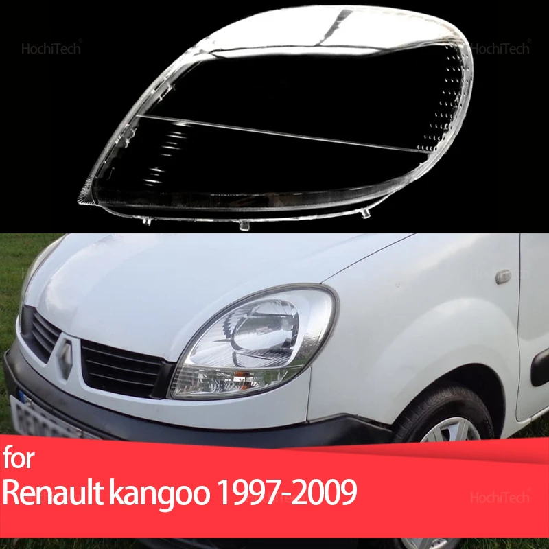 Фото Для Renault kangoo X76 FC KC 1997-2009 крышка фары автомобиля линза стекло замена переднего абажура авто корпус №1