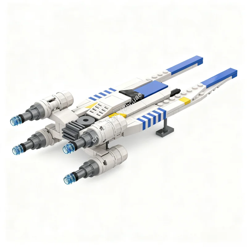 235 шт. MOC U Wing UT60D мини-масштабная звезда боевая модель строительные блоки DIY ремесленные игрушки дети собрать рождественские подарки (art.: 3920d2df411b0) - 3920d2df411b0