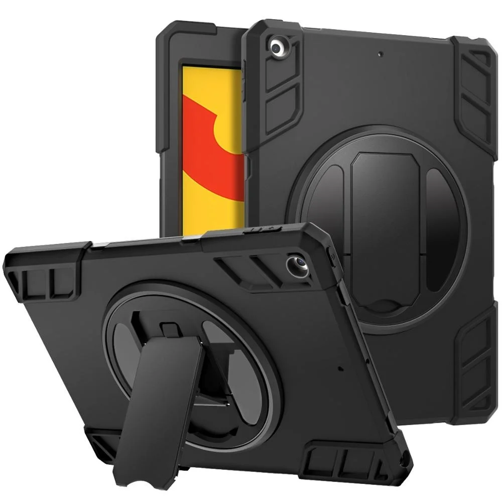 

Чехол для нового iPad 7-го поколения/iPad 10,2 дюйма 2019 дюйма, силиконовый + поликарбонатный противоударный защитный Прочный сверхпрочный