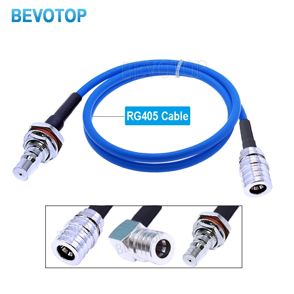 1 шт. BEVOTOP QMA RG405 Кабель папа к мама полугибкая перемычка RG-405 086 50 Ом высокочастотный
