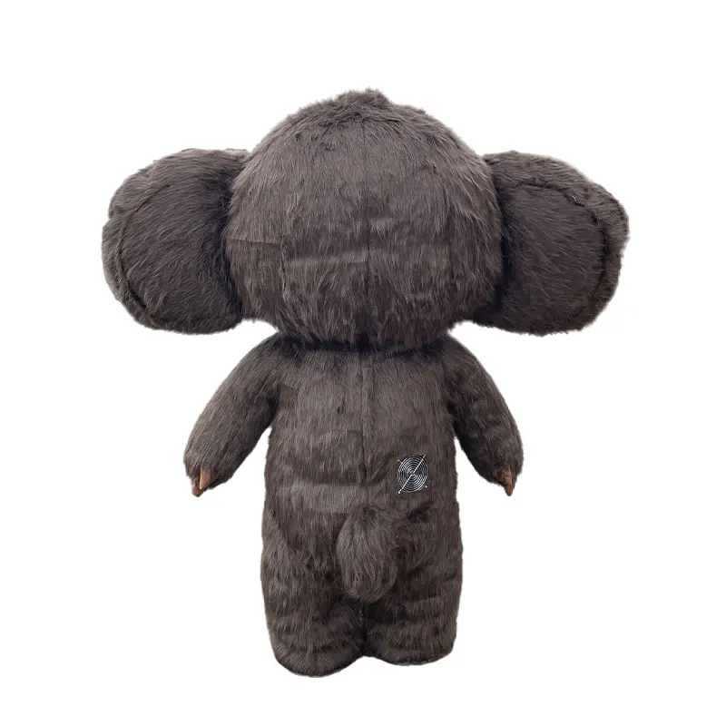 Надувной костюм Чебурашки 2 6 м талисман обезьяна с большими ушами пушистое