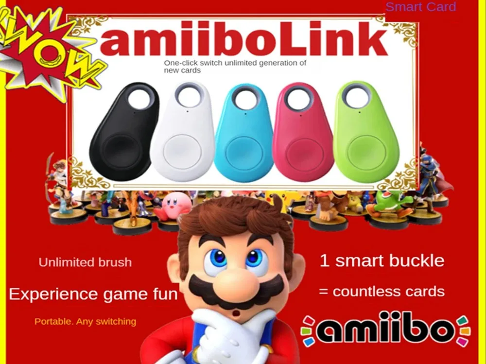 

Универсальный брелок Zelda Amiibo, звеньевая ссылка на телефон от Kingdo Amiibo, Bluetooth, совместим с системой Ios и Android