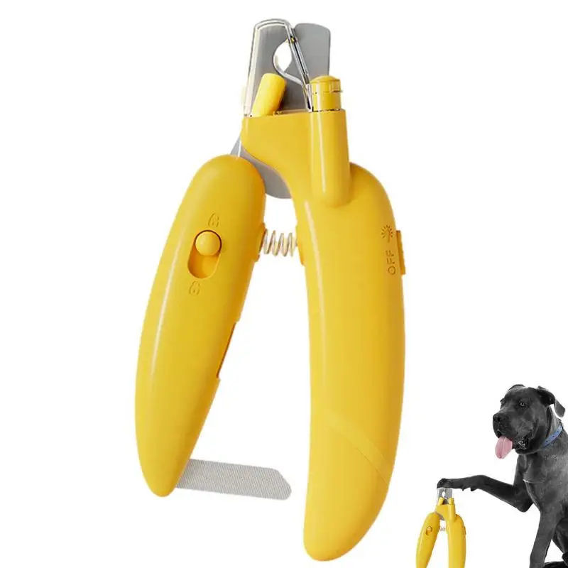 

Pets Nail Clippers And Trimmers Stainless Steel Pet Cats Dogs Grooming Scissors Professional Pet Nail Clipper LED Light