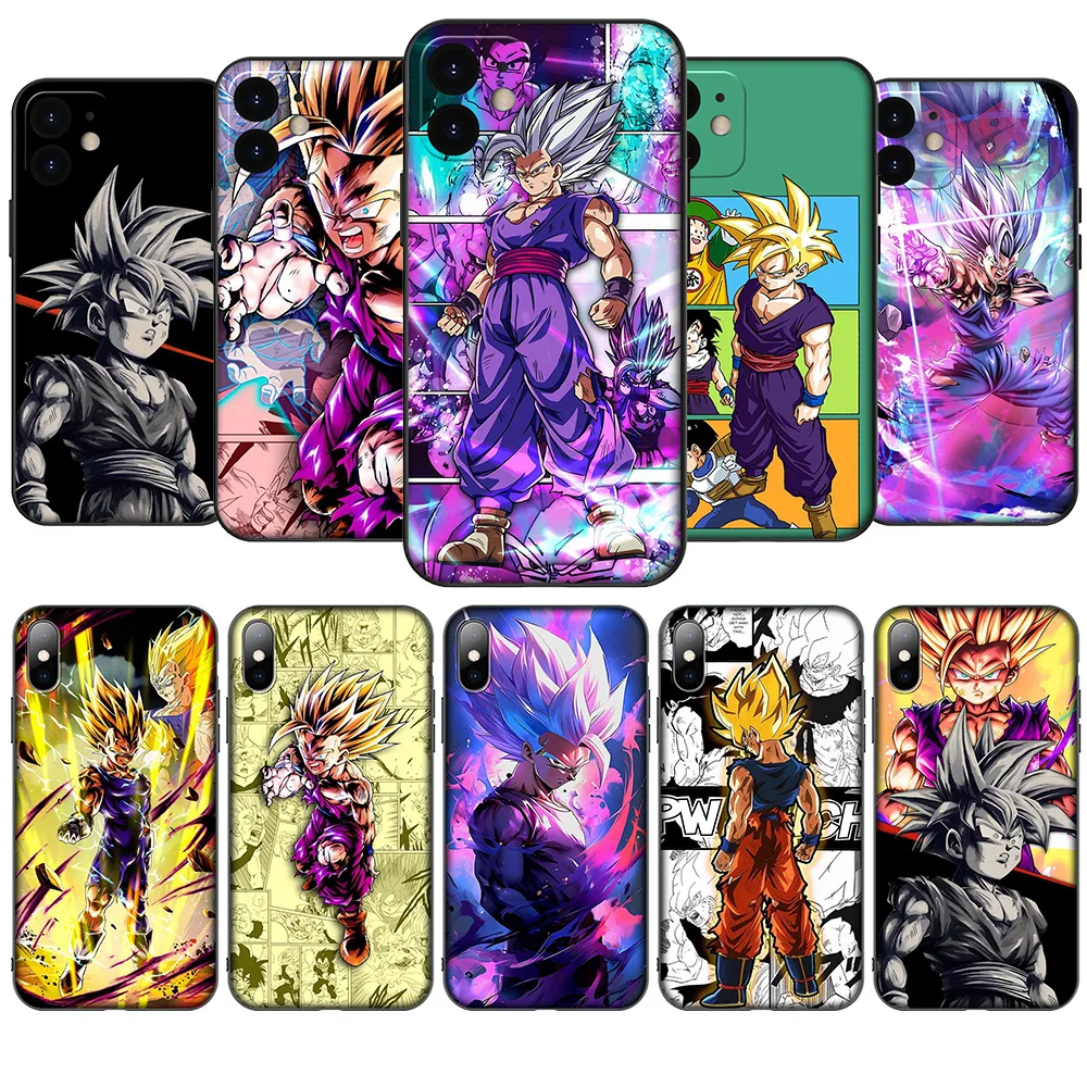 Мягкий чехол HA78 Gohan с аниме для Samsung Galaxy A15 S10E S9 S8 S7 Note 20 10 9 8 Plus Lite