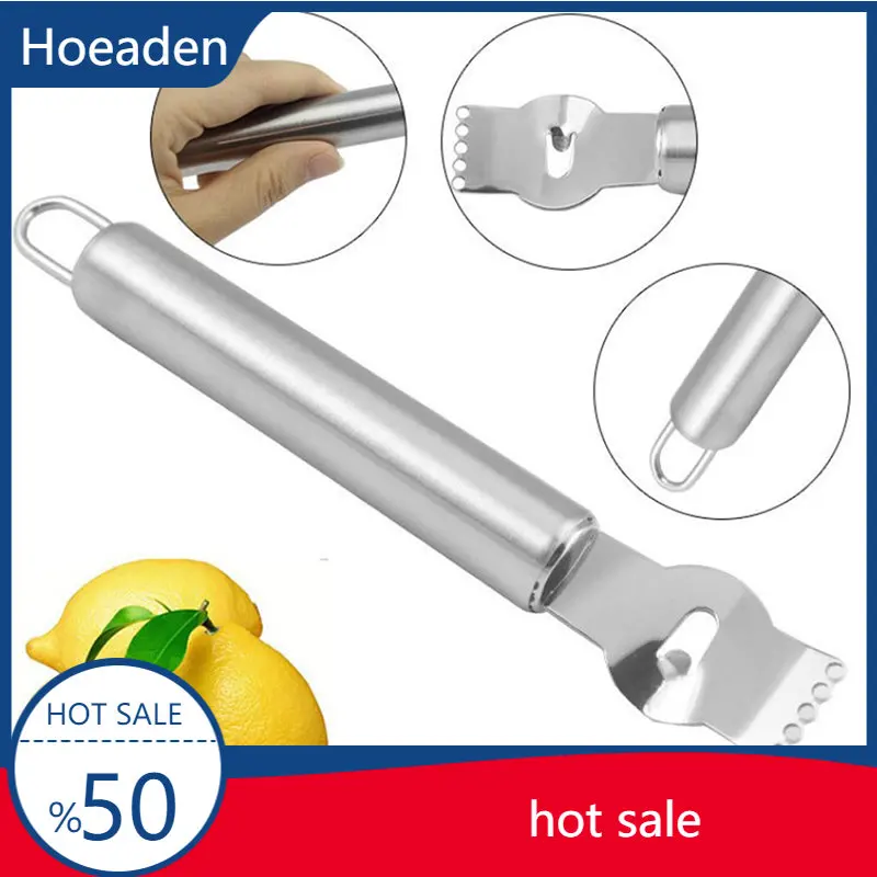 

1Pc Lemon Zester Grater Stainless Steel Lemon Grater Orange Peeler Citrus Fruit Grater Peeling Knife Kitchen Gadgets