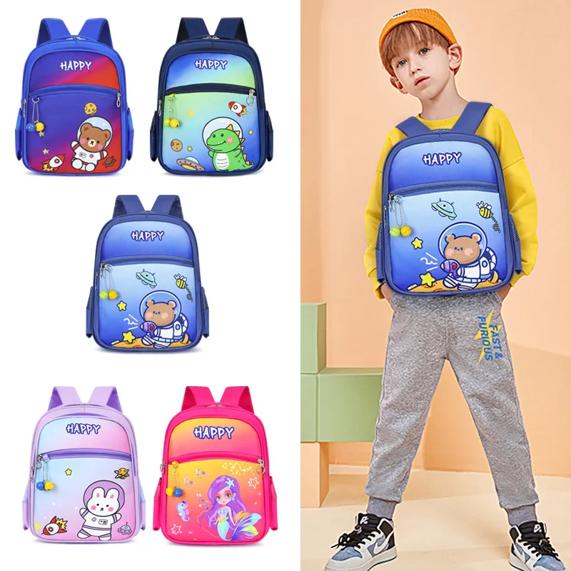 Children Cartoon Fashion Backpacks New Cute Girls Mermaid Boys Dinosaur Small School Bags In Kindergarten Baby Kawaii Backpack