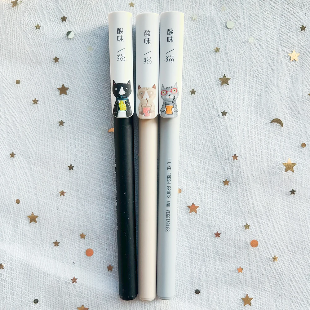 

3 шт. Гелевые ручки Deli Kawaii