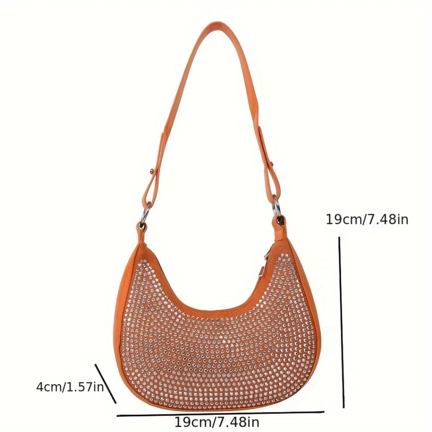 Мини-модная сумка через плечо модная сумка-хобо под мышками женская повседневная