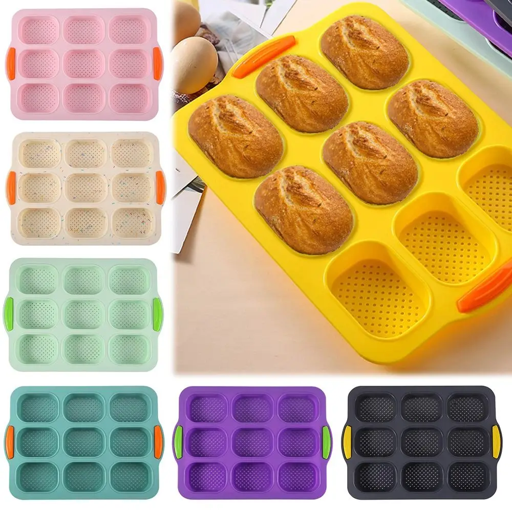 

Kitchen Bakeware Pastry Dish Pizza Pie Bread Toast Tray Cake Silicone Pan French Bread Baguette Mold Large Pudding Mold