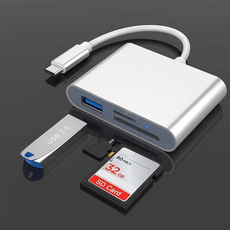 Адаптер для чтения карт памяти USB C SD / Mini OTG Type