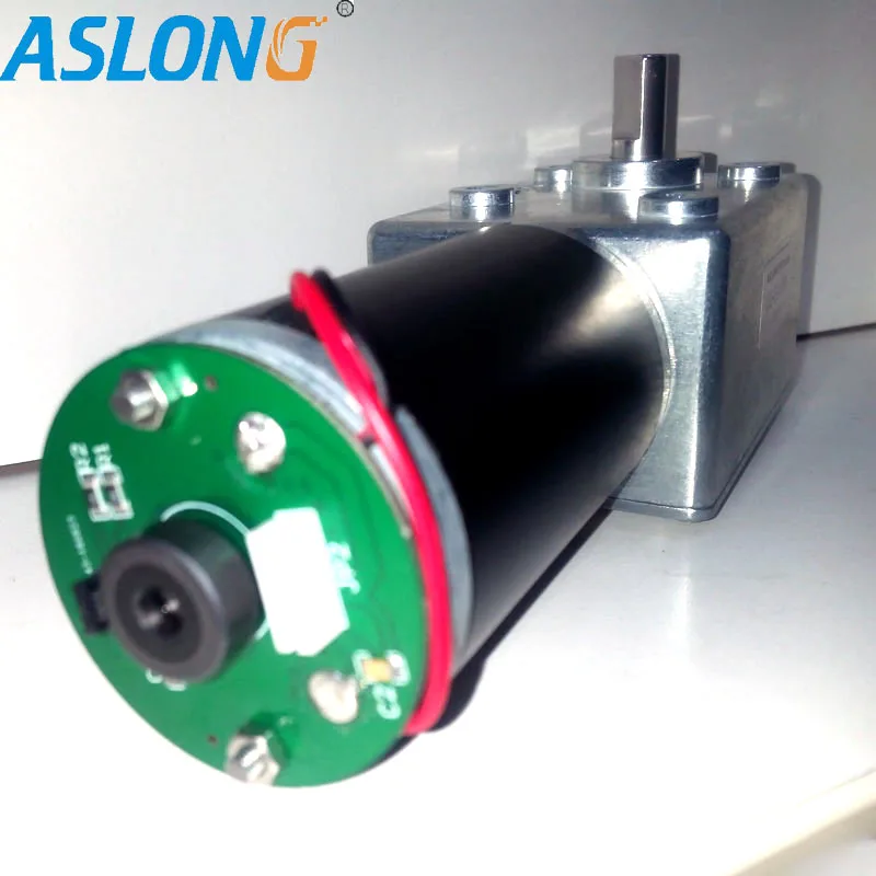 A5882-45B мини-Червячная Шестерня двигатели кодировщика 10 мм od вал с низким уровнем шума, трубчатый энкодер с датчиком Холла 24 В 11PPR