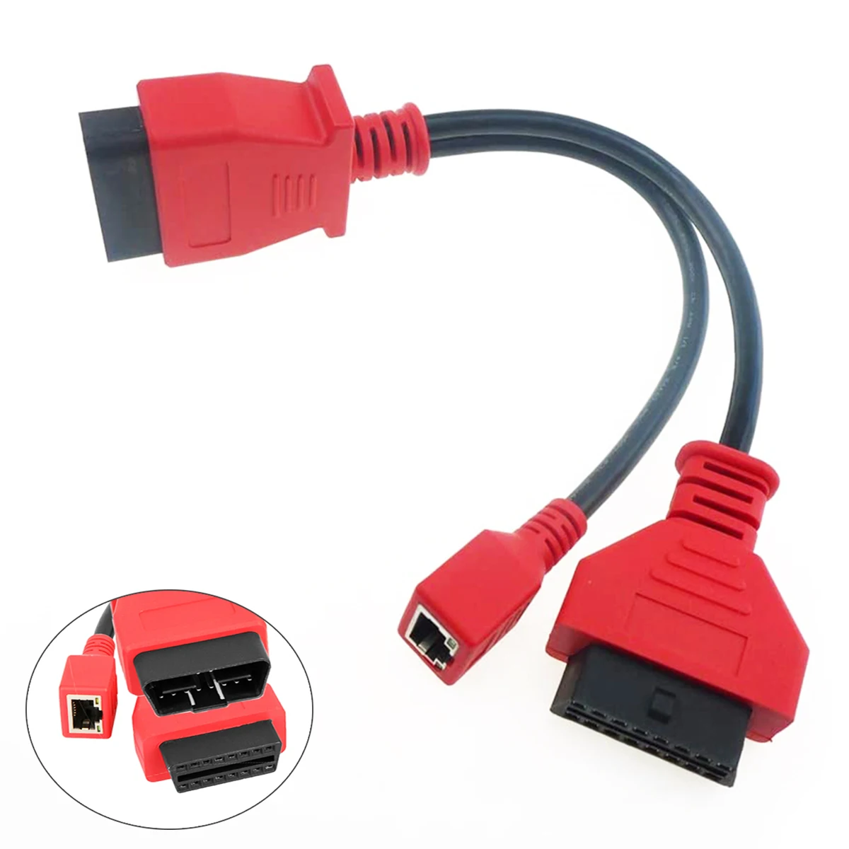 

12V 16 Pin Autel Scanner Programming Connector Diagnosis Cable Conversion Car Coaxial Speaker Cable Line for BM W SGM SGW Module