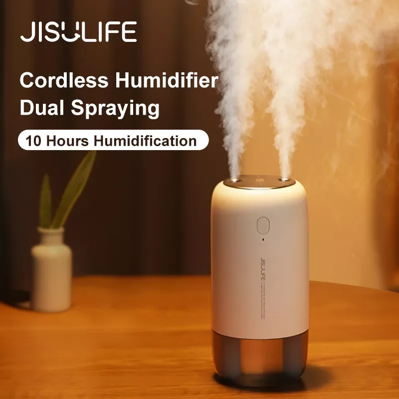 

Air Humidifier Diffuser Aroma Diffuser 3600mAh Wireless Rechargeable Portable 500 ml Humidifiers for Home Humidificador