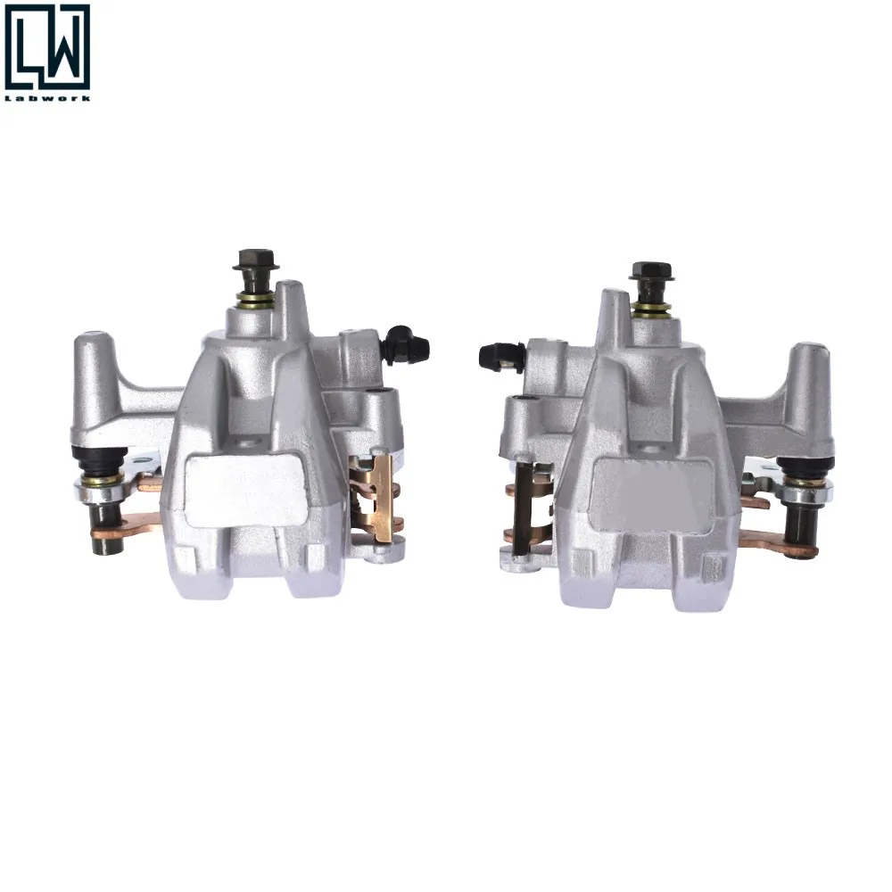 

Front Left Right Brake Calipers w/Pads For Yamaha Grizzly 700 YFM700F/P 2007-18