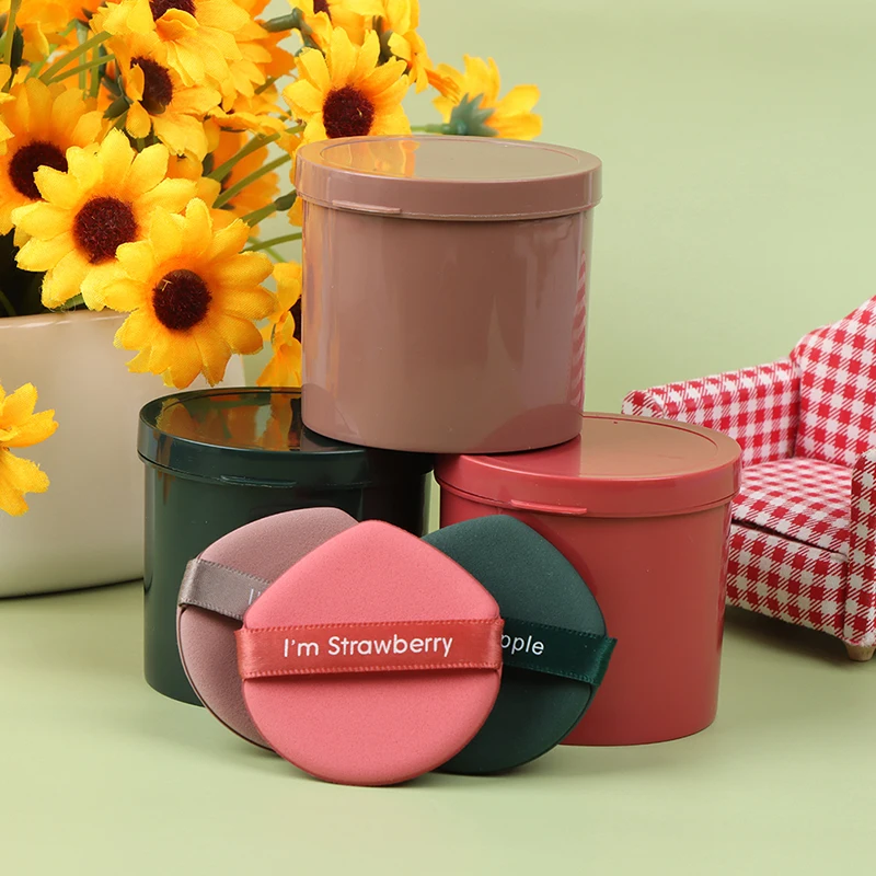 

7 PCS Strawberry Cosmetic Puff Set Double Side Women Soft Makeup Sponge Beauty Blender Make Up Powder Tools