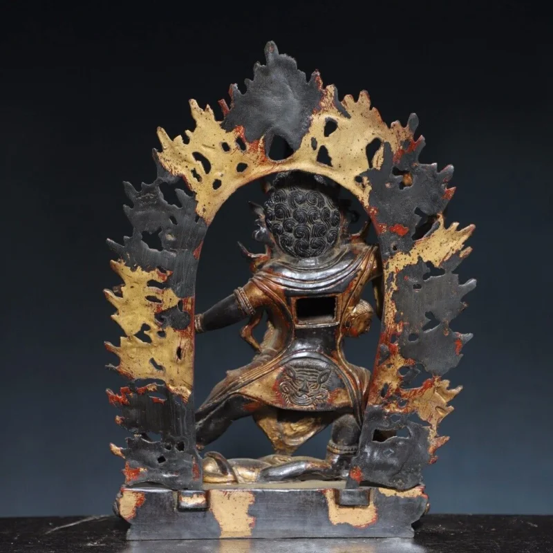 Статуя Будды Vajrapani 12 6 дюйма под старину