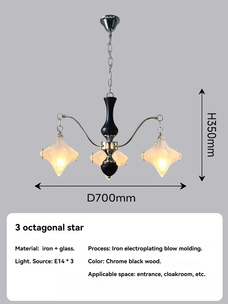 

Artpad стеклянная люстра со звездами