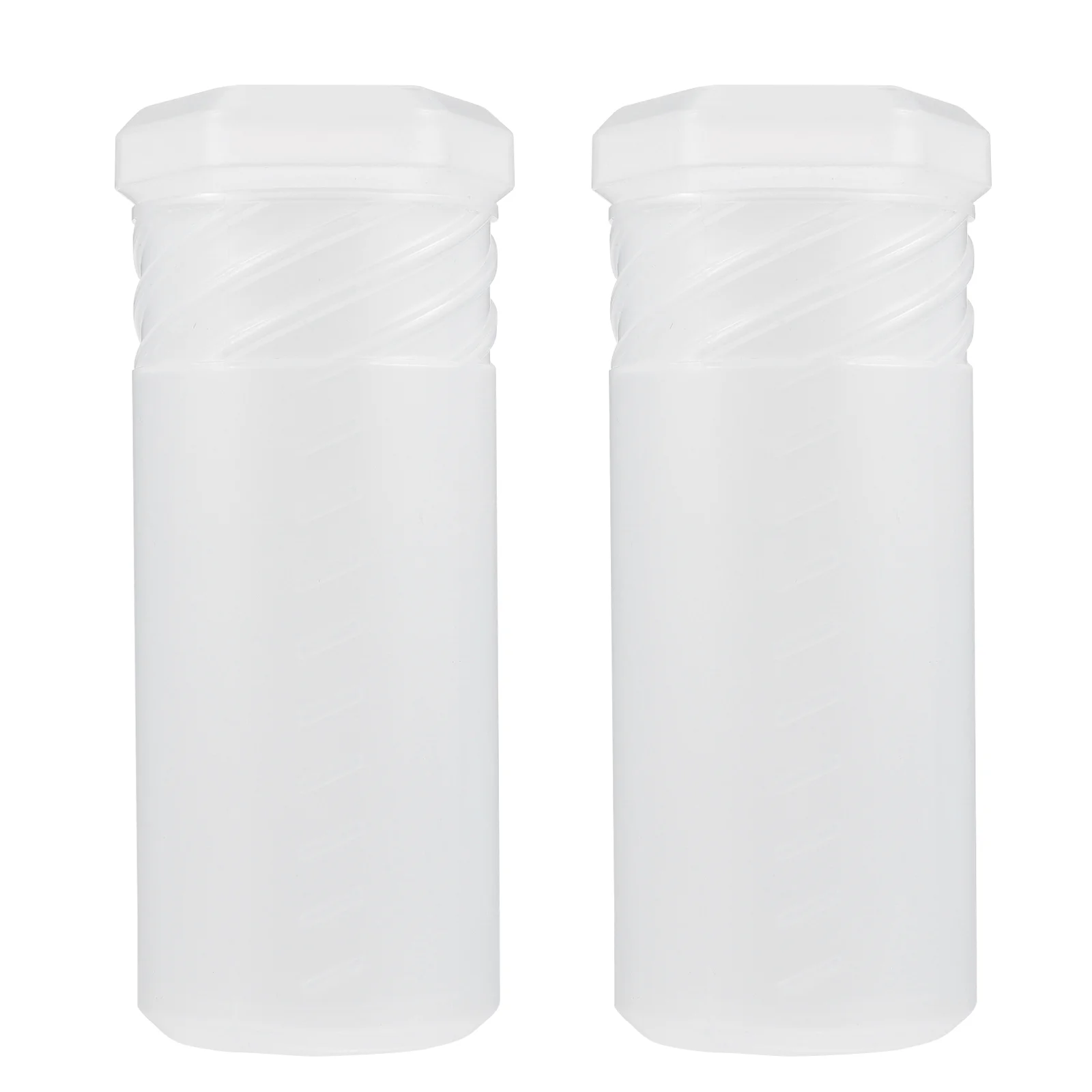 

2 Pcs Shave Brushes Men Travel Case Shaving Kit Holder Kits Transparent Outdoor Barrel Box