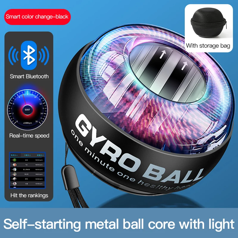 Wrist Ball Self-starting Gyroscope Powerball Gyro Power Hand Ball Muscle Relax Arm Wrist Force Trainer Fitness Sport Equipment