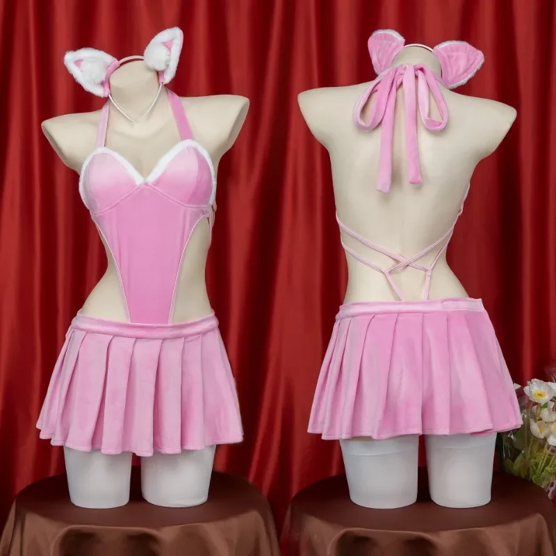 Женский костюм для косплея соблазнительный кролика и девочки кавайные костюмы с