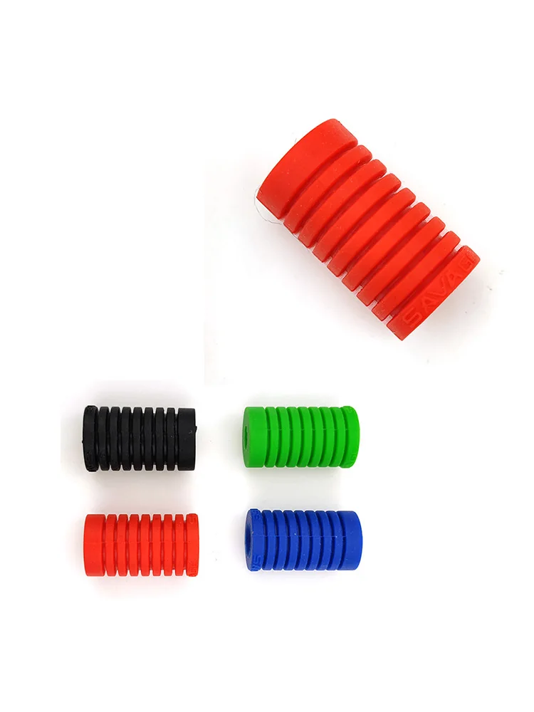 

Universal Foot-Operated Left Shift Lever Foot Pad Pedal Toe Peg Cover Motorcycle Accessories Silica Gel Black/Blue/Red/Green