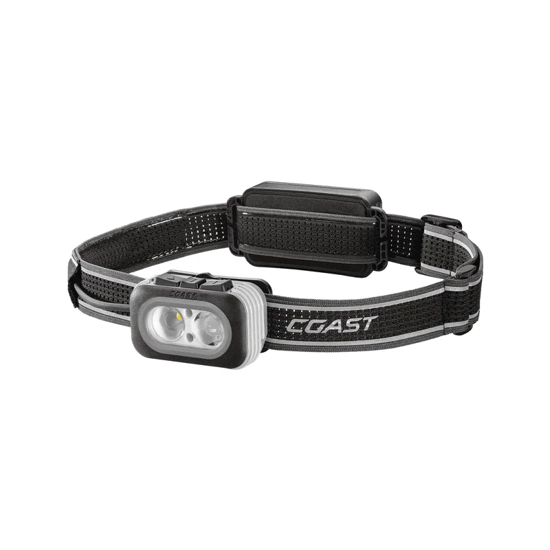 

Rechargeable Plus Rear Loading 1000 Lumens Tri-Color LED Headlamp
