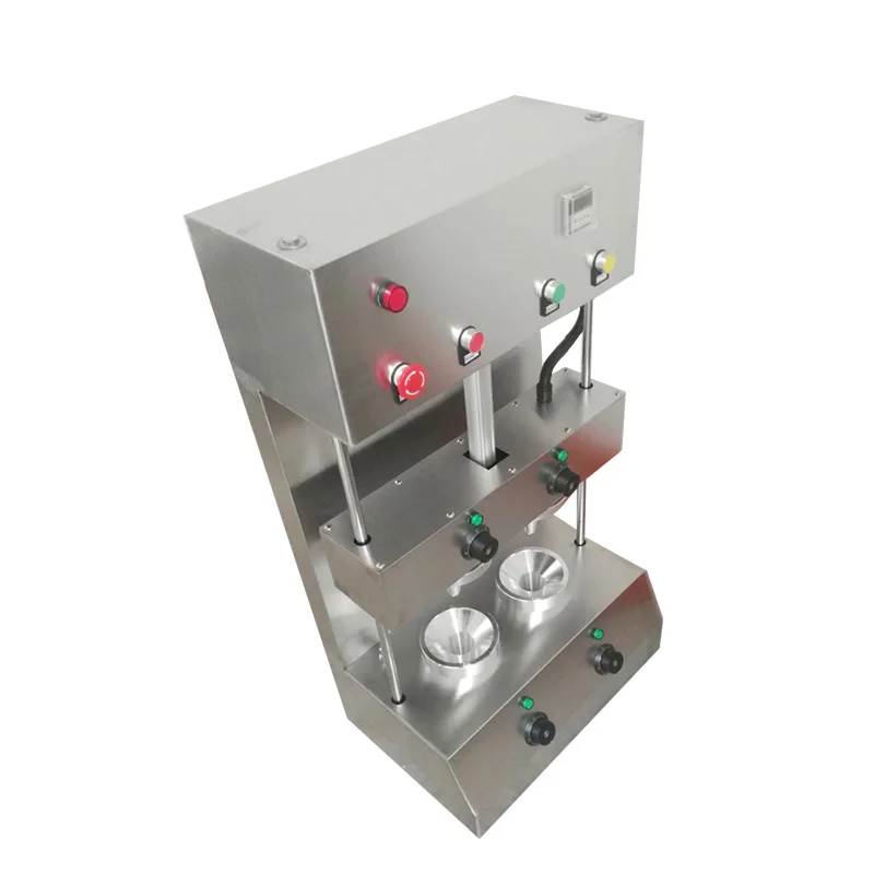 

110V 220V Commercial Pizza Machine Stainless Steel Timed 2 Umbrella Mold Pizza Cone Machine