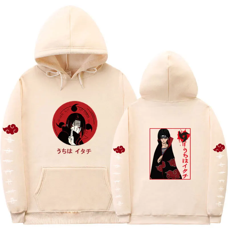 

Autumn and Winter New Anime Naruto Peripheral Youth Trendy Brand Printing Casual Men and Women Fleece Hooded Sweater